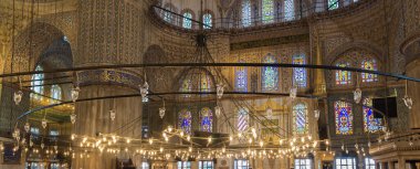 Mavi Cami - İstanbul 'un en önemli camii. Yüksek kalite fotoğraf