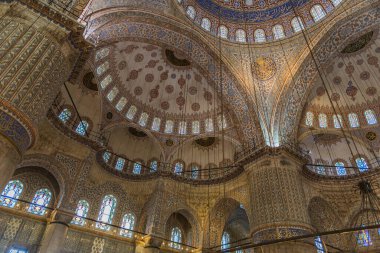 Mavi Cami - İstanbul 'un en önemli camii. Yüksek kalite fotoğraf