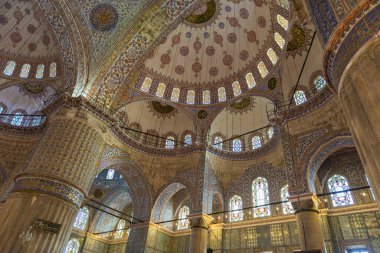 Mavi Cami - İstanbul 'un en önemli camii. Yüksek kalite fotoğraf