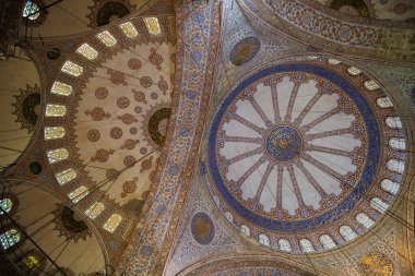 Mavi Cami - İstanbul 'un en önemli camii. Yüksek kalite fotoğraf