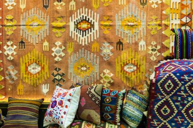 İstanbul 'daki Grand Bazaar' ın içinde. Yüksek kalite fotoğraf