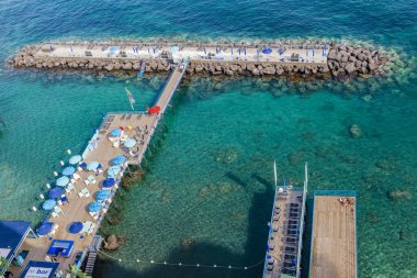 Sorrento şehri, Amalfi coSorrento şehri, Amalfi sahili, İtalya. Yüksek kalite fotoğraf