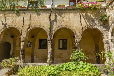 Sorrento şehri, Amalfi coSorrento şehri, Amalfi sahili, İtalya. Yüksek kalite fotoğraf