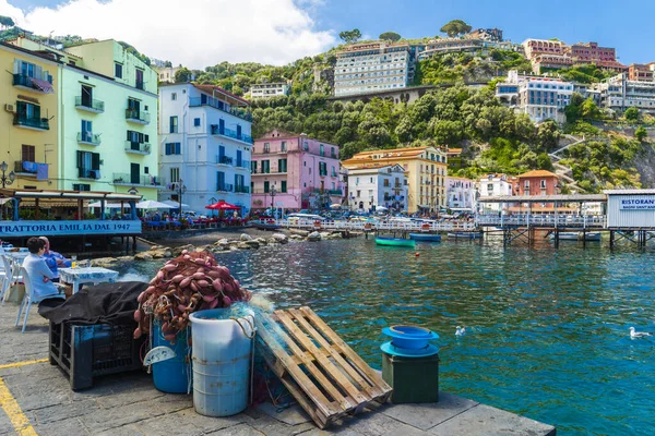 Stad Positano Aan Kust Van Amalfi Italië Hoge Kwaliteit Foto — Stockfoto