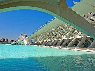 Sanat ve bilim şehri, Valencia. Yüksek kalite fotoğraf