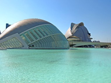 Sanat ve bilim şehri, Valencia. Yüksek kalite fotoğraf