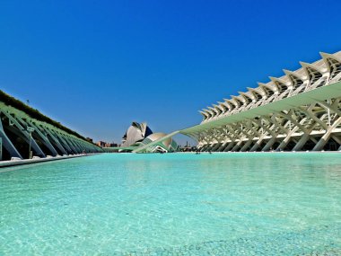 Sanat ve bilim şehri, Valencia. Yüksek kalite fotoğraf