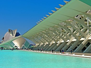 Sanat ve bilim şehri, Valencia. Yüksek kalite fotoğraf