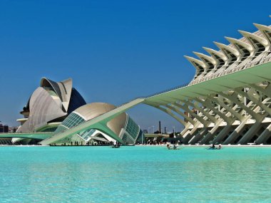 Sanat ve bilim şehri, Valencia. Yüksek kalite fotoğraf