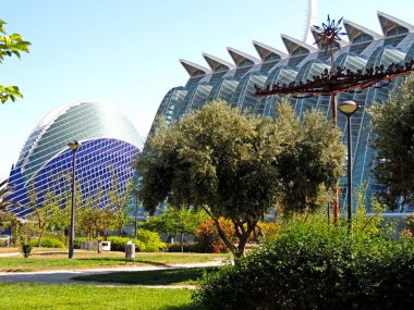 Sanat ve bilim şehri, Valencia. Yüksek kalite fotoğraf