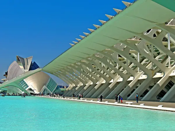 Sanat ve bilim şehri, Valencia. Yüksek kalite fotoğraf