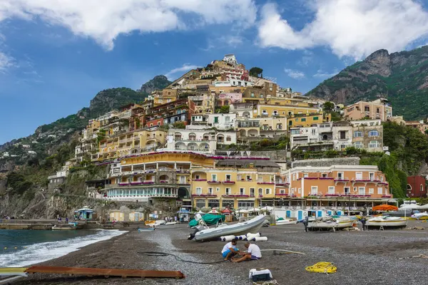 Road Positano Amalfi Coast Italy High Quality Photo — Stock Photo, Image