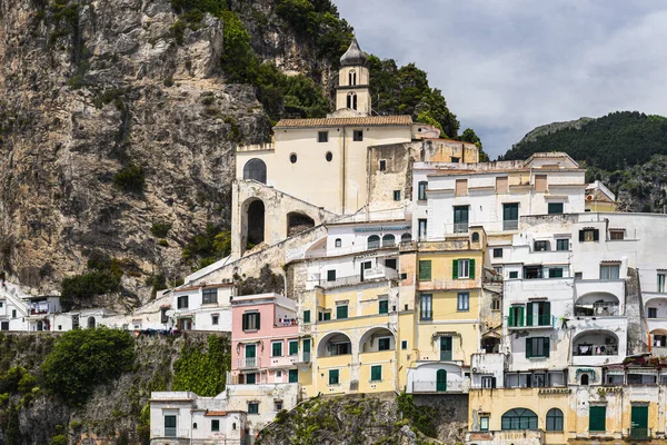 The city of Amalfi, on the Amalfi coast, Italy. High quality photo