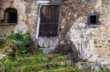 Santianes, İspanya 'nın Asturias şehrinde bir kasaba. Yüksek kalite fotoğraf