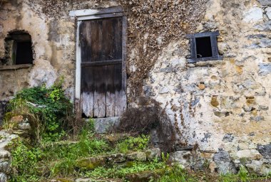 Santianes, İspanya 'nın Asturias şehrinde bir kasaba. Yüksek kalite fotoğraf