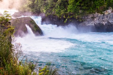 Petrohue Nehri Şili Andean Geçidi. Yüksek kalite fotoğraf
