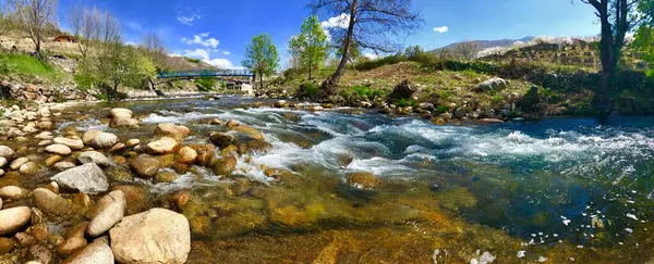 Güzel Jerte Vadisi Kasabaları Yüksek Kalite Fotoğraf — Stok fotoğraf