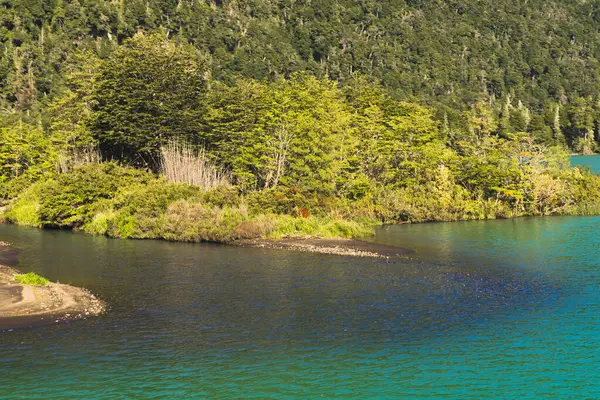 Lake Frias Argentinië Andes Crossing Hoge Kwaliteit Foto — Stockfoto
