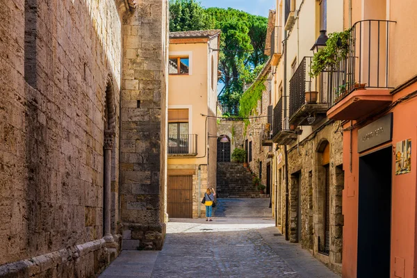 Besaluは スペイン ジローナ カタルーニャのガロテクサ地域の町です 高品質の写真 — ストック写真