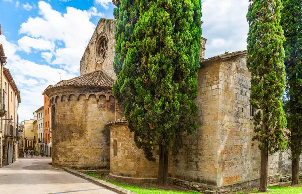 Besalu Ist Eine Stadt Der Region Garrotxa Girona Katalonien Spanien — Stockfoto
