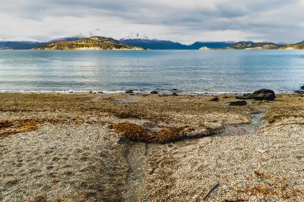 Bahia Ensenada Zaratiegui, Tierra del Fuego Ulusal Parkı, Patagonya, Arjantin. Yüksek kalite fotoğraf