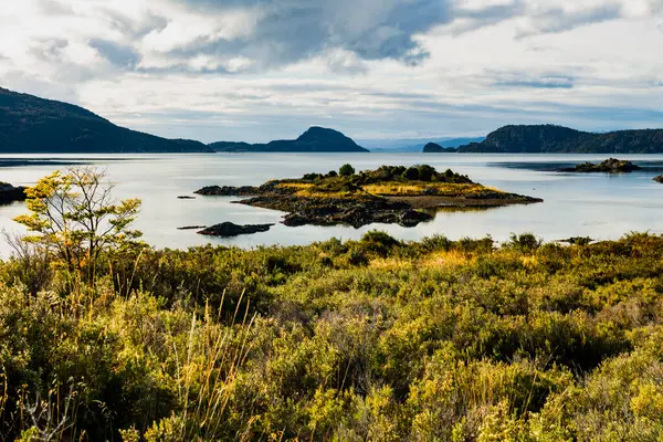 Bahia Ensenada Zaratiegui Nationaal Park Tierra Del Fuego Patagonië Argentinië — Stockfoto