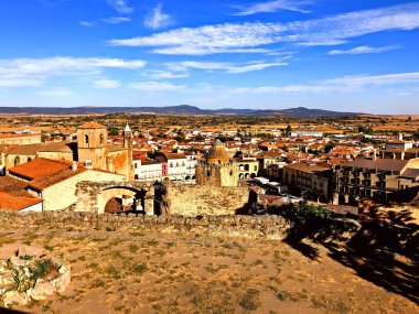 Güzel şehir Trujillo, Caceres, İspanya. Yüksek kalite fotoğraf