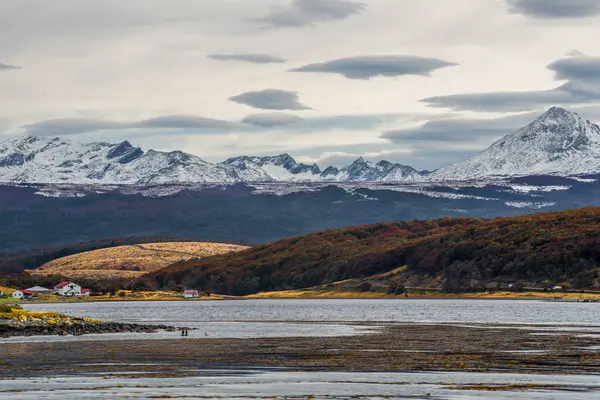 Plachtění Přes Beagle Channel Jižním Cípu Jižní Ameriky Argentiny Chile — Stock fotografie