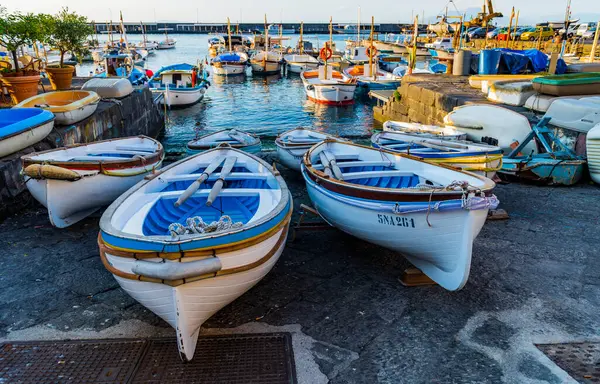 Nádherný Ostrov Capri Amalfi Pobřeží Zátoka Neapol Itálie Kvalitní Fotografie — Stock fotografie