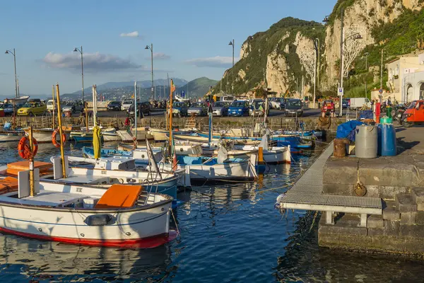 Capri Csodálatos Szigete Amalfi Part Nápolyi Öböl Olaszország Kiváló Minőségű — Stock Fotó