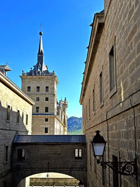 Het Echte Klooster Van San Lorenzo Escorial Hoge Kwaliteit Foto — Stockfoto
