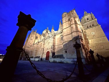 İspanya 'nın şaşırtıcı şehri Salamanca. Yüksek kalite fotoğraf