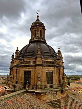 İspanya 'nın şaşırtıcı şehri Salamanca. Yüksek kalite fotoğraf