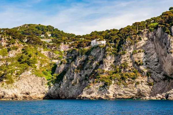 Muhteşem Capri Adası, Alamfi Sahili, Napoli Körfezi, İtalya. Yüksek kalite fotoğraf