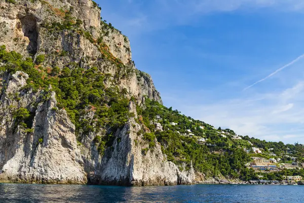 Muhteşem Capri Adası, Alamfi Sahili, Napoli Körfezi, İtalya. Yüksek kalite fotoğraf