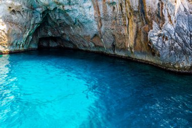 Muhteşem Capri Adası, Alamfi Sahili, Napoli Körfezi, İtalya. Yüksek kalite fotoğraf