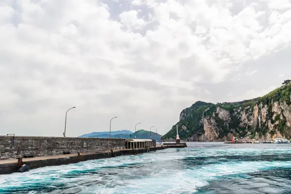 Muhteşem Capri Adası, Alamfi Sahili, Napoli Körfezi, İtalya. Yüksek kalite fotoğraf