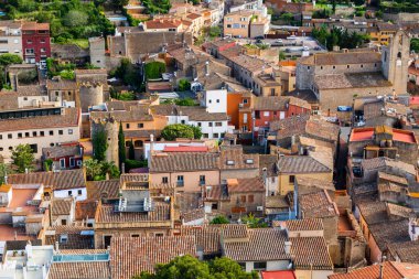 Güzel Begur kasabası, Costa Brava, Calalonia, Girona, İspanya 'nın bir mücevheri. Yüksek kalite fotoğraf