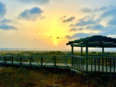 Lances plajı, Tarifa, Cadiz, İspanya. Yüksek kalite fotoğraf