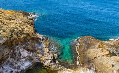 Calas de Sa Tuna y Aiguafreda, Begur, Katalonya, İspanya. Yüksek kalite fotoğraf