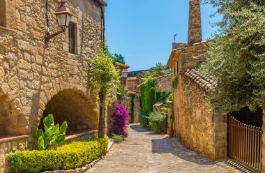 Peratallada, İspanya 'nın kuzeyindeki Katalonya eyaletinde yer alan bir şehirdir. Yüksek kalite fotoğraf