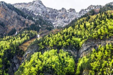Ordesa ve Monte Perdido Ulusal Parkı - Aragonese Pireneleri. Yüksek kalite fotoğraf