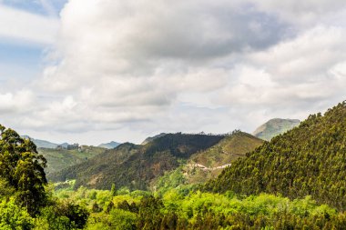 Güzel şehir Ribadesella, Asturias, İspanya. Cantabrian Denizi. Yüksek kalite fotoğraf