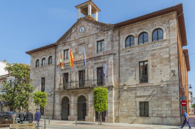Güzel şehir Ribadesella, Asturias, İspanya. Cantabrian Denizi. Yüksek kalite fotoğraf