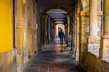 Muhteşem şehir Gijon, Asturias, İspanya. Yüksek kalite fotoğraf