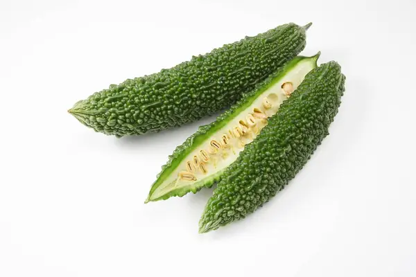  beyaz zemin üzerine Bitter kabak 