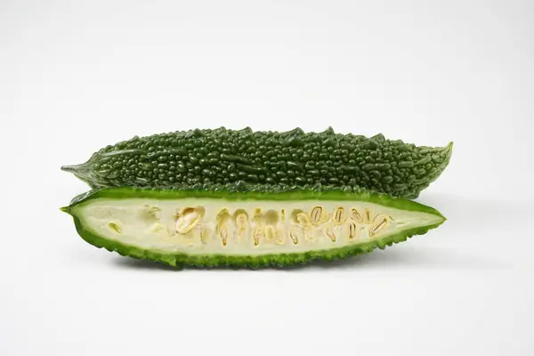  beyaz zemin üzerine Bitter kabak 