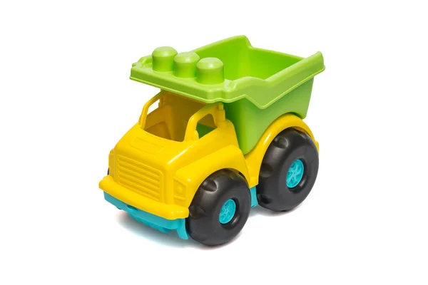 Color Toy Car Colorful Toy Truck Isolated White Background Plastic — Stock Photo, Image