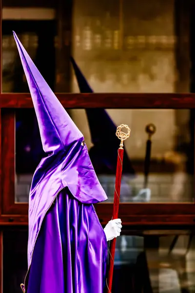 .The holy face crossing the bridge of Villajoyosa