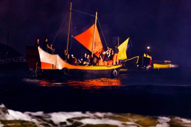 Villajoyosa, Alicante, Espana. 24-07-2024.Moors Villajoyosa 'ya iniyor..